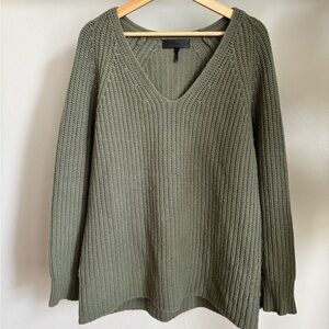 rag & bone sage green V-Neck Women's Sweater